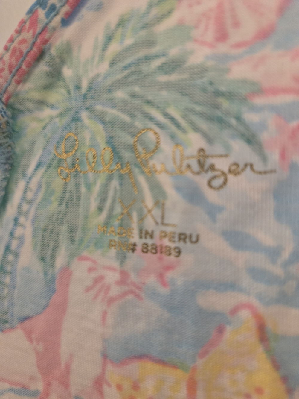 Lilly Pulitzer Kristen Swing Dress in the "Lilly Loves California" XXL - Picture 4 of 4